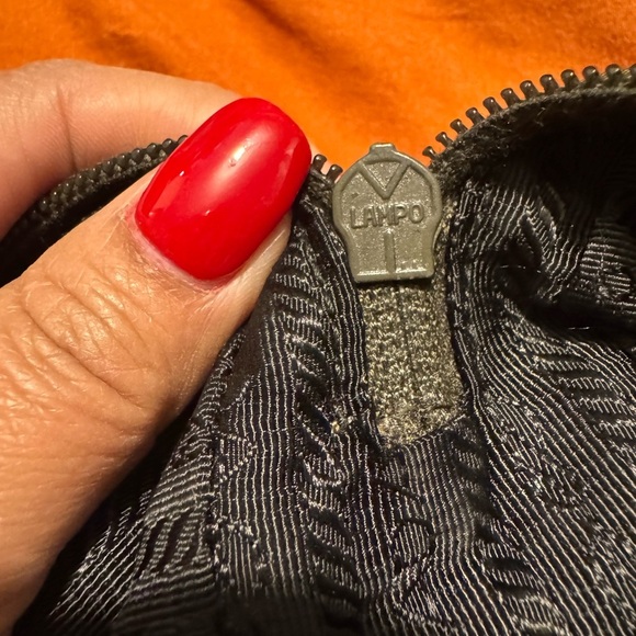 Prada Green Nylon Toiletry Bag with Logo - Picture 9 of 12